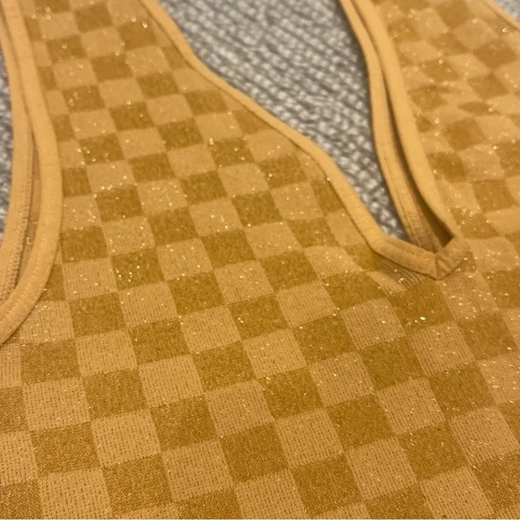 Free People Intimately Checkmate Brami in Copper (XS/S) - Picture 4 of 6